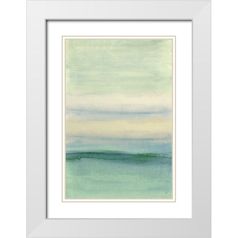 Campania I White Modern Wood Framed Art Print with Double Matting by Jill, Susan