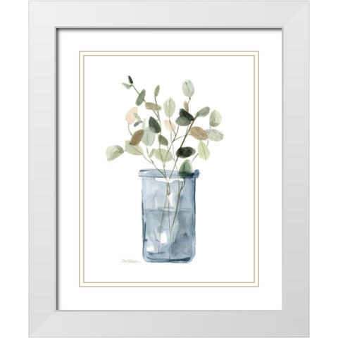 Still Moment I White Modern Wood Framed Art Print with Double Matting by Robinson, Carol