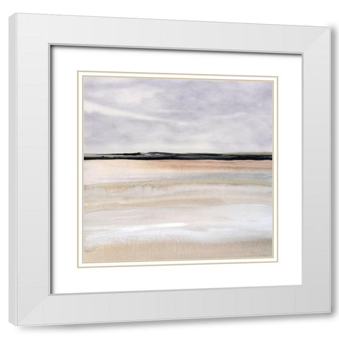Far, Far Away White Modern Wood Framed Art Print with Double Matting by Jill, Susan