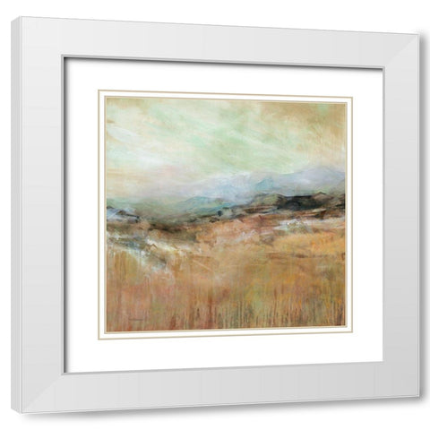 Rustic Charm White Modern Wood Framed Art Print with Double Matting by Robinson, Carol
