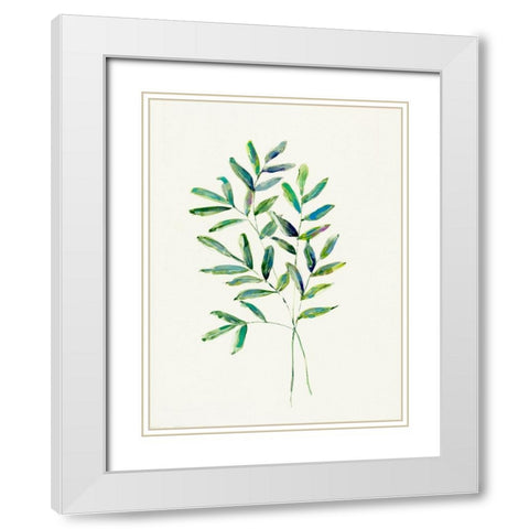 Breath of Spring II White Modern Wood Framed Art Print with Double Matting by Swatland, Sally