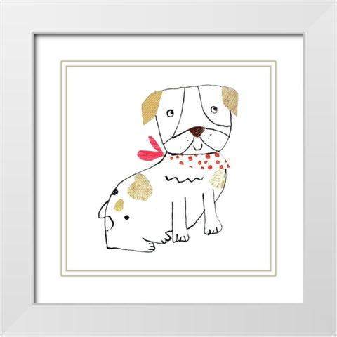 Dog Nature III White Modern Wood Framed Art Print with Double Matting by Pope, Katherine and Elizabeth