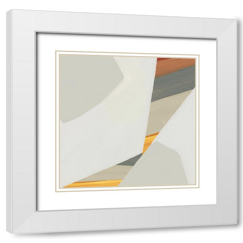 Desert Shadows I White Modern Wood Framed Art Print with Double Matting by Jill, Susan