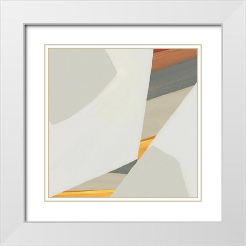 Desert Shadows I White Modern Wood Framed Art Print with Double Matting by Jill, Susan