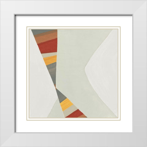 Desert Shadows II White Modern Wood Framed Art Print with Double Matting by Jill, Susan