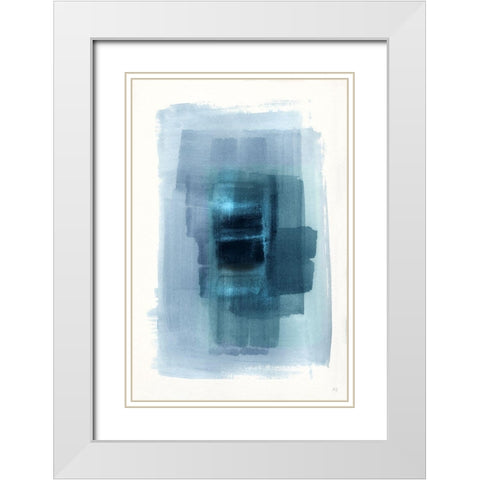 Sky I White Modern Wood Framed Art Print with Double Matting by Jill, Susan
