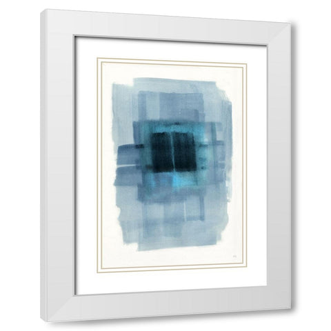 Sky II White Modern Wood Framed Art Print with Double Matting by Jill, Susan