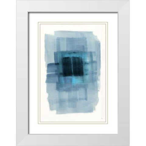 Sky II White Modern Wood Framed Art Print with Double Matting by Jill, Susan