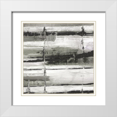 Morning Path II White Modern Wood Framed Art Print with Double Matting by Jill, Susan