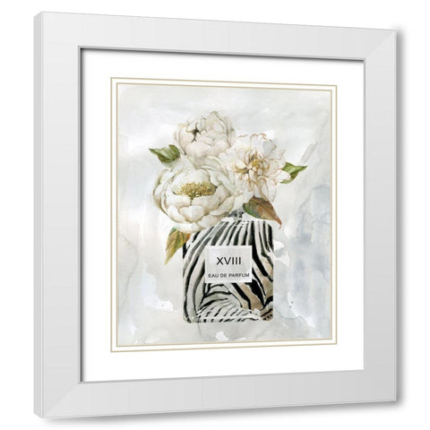 Feminine Wilds II White Modern Wood Framed Art Print with Double Matting by Robinson, Carol