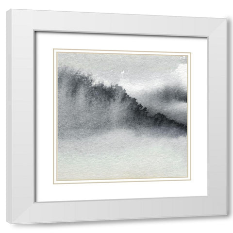 Summer Storm II White Modern Wood Framed Art Print with Double Matting by Robinson, Carol