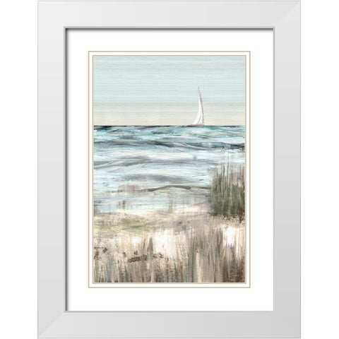 Heading in Dusk II White Modern Wood Framed Art Print with Double Matting by Jill, Susan