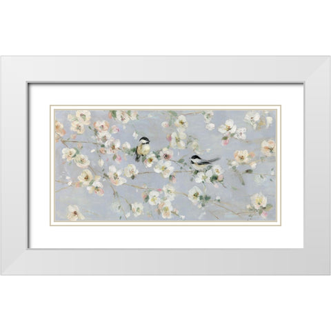 Sweet Song of Summer White Modern Wood Framed Art Print with Double Matting by Swatland, Sally