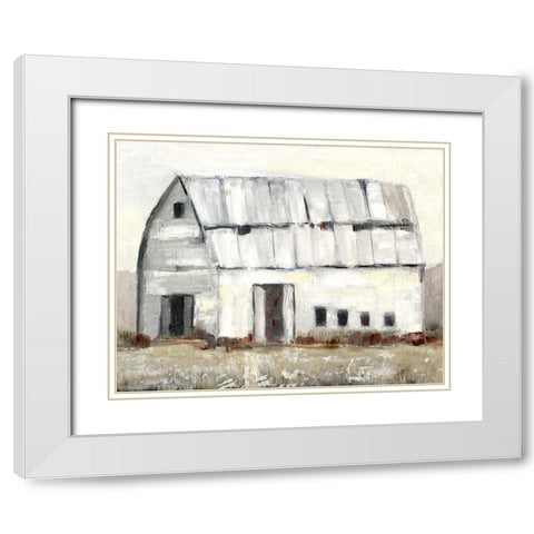 High Summer White Modern Wood Framed Art Print with Double Matting by Swatland, Sally