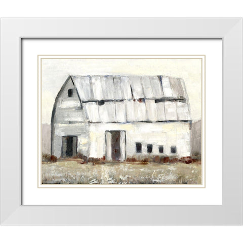 High Summer White Modern Wood Framed Art Print with Double Matting by Swatland, Sally