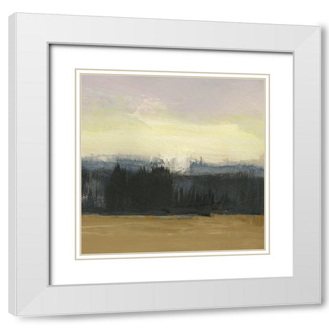 Mountain Frost II White Modern Wood Framed Art Print with Double Matting by Jill, Susan