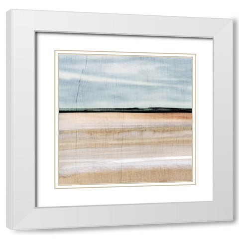 Spacious Skies I White Modern Wood Framed Art Print with Double Matting by Jill, Susan