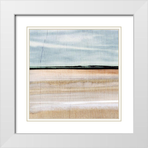 Spacious Skies I White Modern Wood Framed Art Print with Double Matting by Jill, Susan