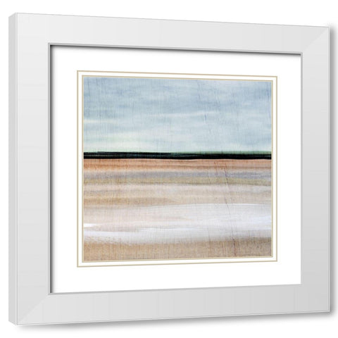 Spacious Skies II White Modern Wood Framed Art Print with Double Matting by Jill, Susan