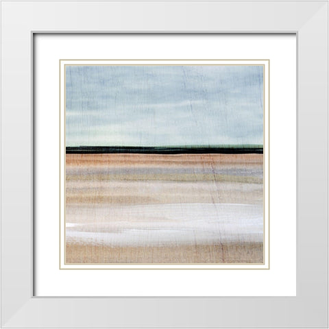Spacious Skies II White Modern Wood Framed Art Print with Double Matting by Jill, Susan