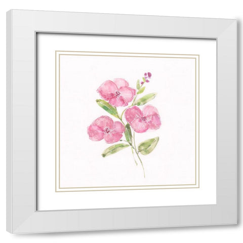 Sweet Petite I White Modern Wood Framed Art Print with Double Matting by Swatland, Sally