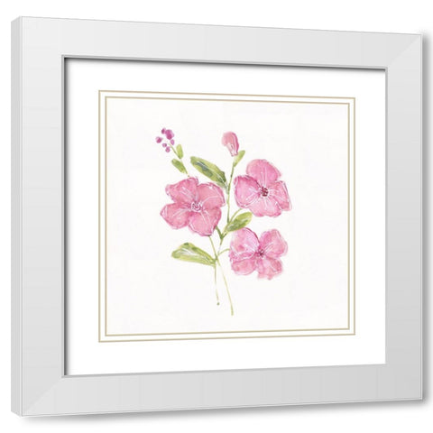 Sweet Petite II White Modern Wood Framed Art Print with Double Matting by Swatland, Sally