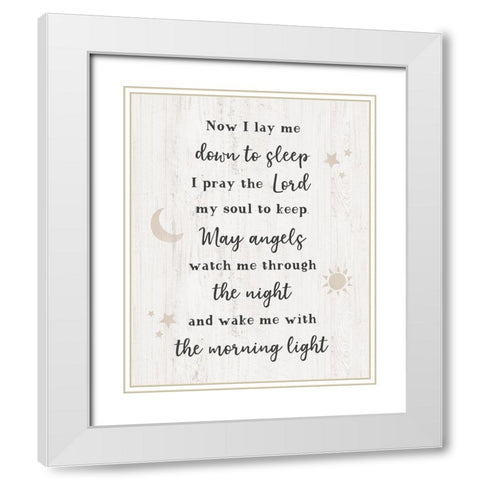 Soul to Keep White Modern Wood Framed Art Print with Double Matting by CAD Designs