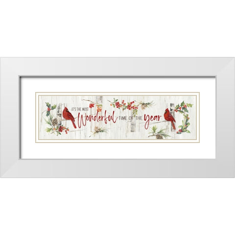 Its The Most Wonderful White Modern Wood Framed Art Print with Double Matting by Swatland, Sally