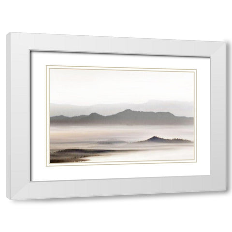 West Fjord White Modern Wood Framed Art Print with Double Matting by Delimont, Danita