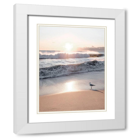 Morning Contemplation White Modern Wood Framed Art Print with Double Matting by Carpentieri, Natalie
