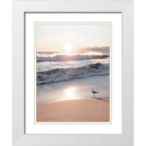 Morning Contemplation White Modern Wood Framed Art Print with Double Matting by Carpentieri, Natalie