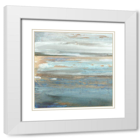 White Roe Morning I White Modern Wood Framed Art Print with Double Matting by Jill, Susan