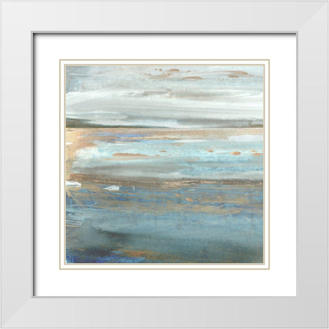 White Roe Morning I White Modern Wood Framed Art Print with Double Matting by Jill, Susan