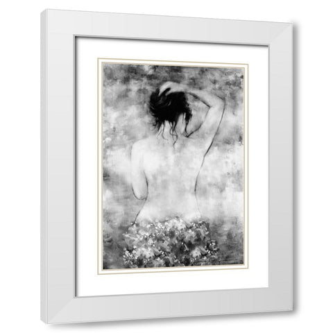 Morning Reflections White Modern Wood Framed Art Print with Double Matting by Orme, E. Anthony