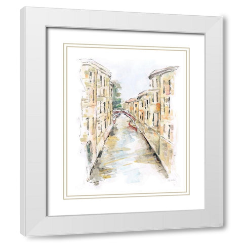 Venice Memories II White Modern Wood Framed Art Print with Double Matting by Swatland, Sally