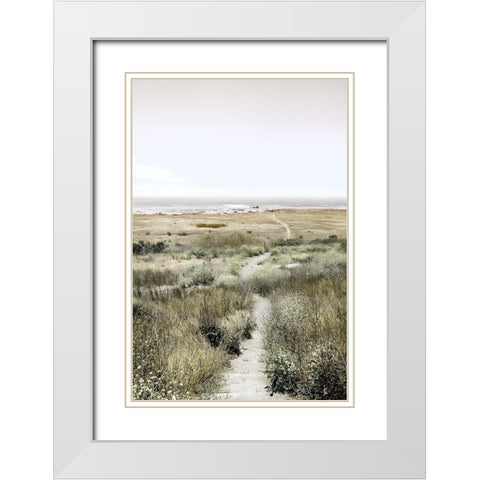 Footpath to Paradise White Modern Wood Framed Art Print with Double Matting by Delimont, Danita