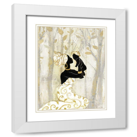The Next Generation of Me White Modern Wood Framed Art Print with Double Matting by Tava Studios