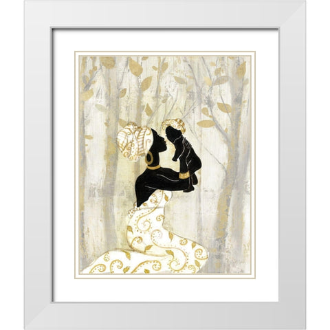 The Next Generation of Me White Modern Wood Framed Art Print with Double Matting by Tava Studios