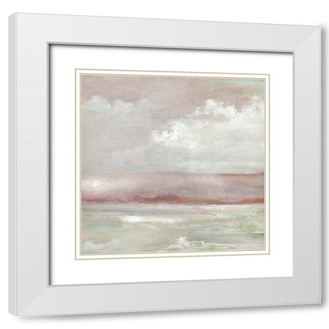Summer Midlands White Modern Wood Framed Art Print with Double Matting by Nan