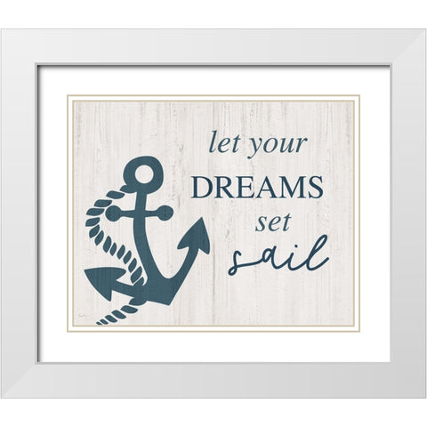 Dreams Set White Modern Wood Framed Art Print with Double Matting by Carpentieri, Natalie