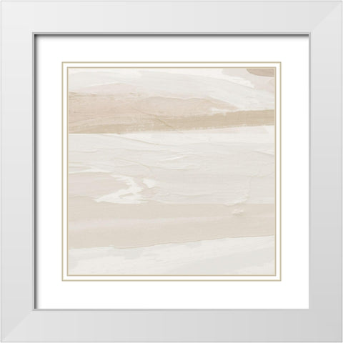 Twilight Soft I White Modern Wood Framed Art Print with Double Matting by Jill, Susan