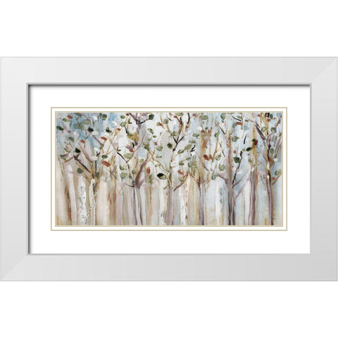 Spring Day White Modern Wood Framed Art Print with Double Matting by Jill, Susan