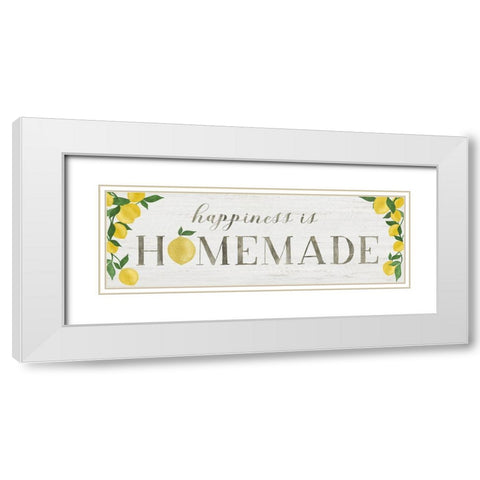 Homemade White Modern Wood Framed Art Print with Double Matting by Carpentieri, Natalie