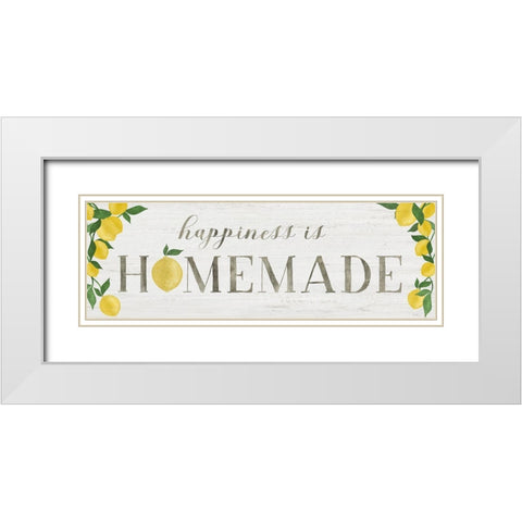 Homemade White Modern Wood Framed Art Print with Double Matting by Carpentieri, Natalie