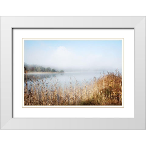Enjoy Lovely Nature White Modern Wood Framed Art Print with Double Matting by Weisz, Irene