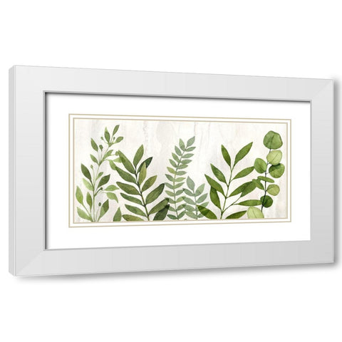 Summers Glory White Modern Wood Framed Art Print with Double Matting by Knutsen, Conrad