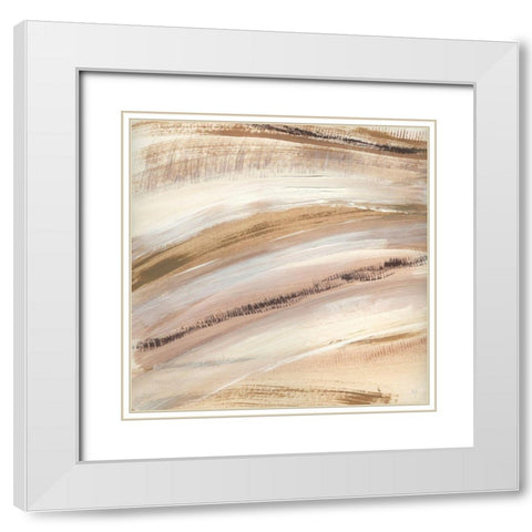 Debruce Way I White Modern Wood Framed Art Print with Double Matting by Jill, Susan