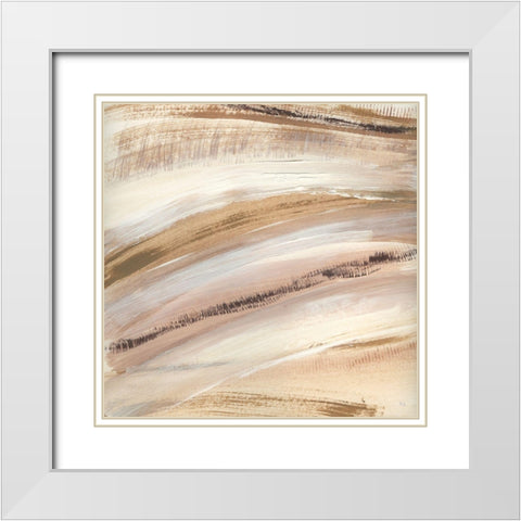 Debruce Way I White Modern Wood Framed Art Print with Double Matting by Jill, Susan