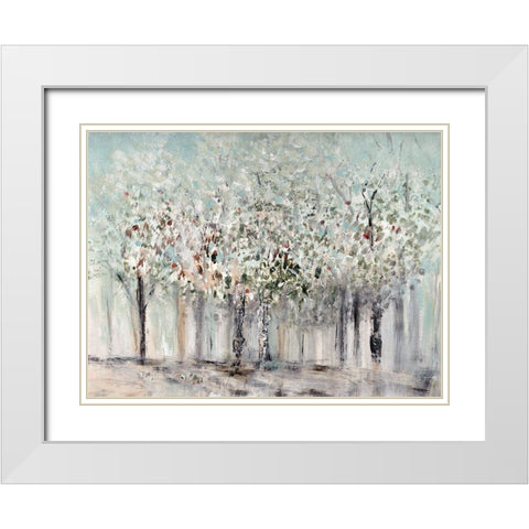 Mornings Soft Light White Modern Wood Framed Art Print with Double Matting by Jill, Susan
