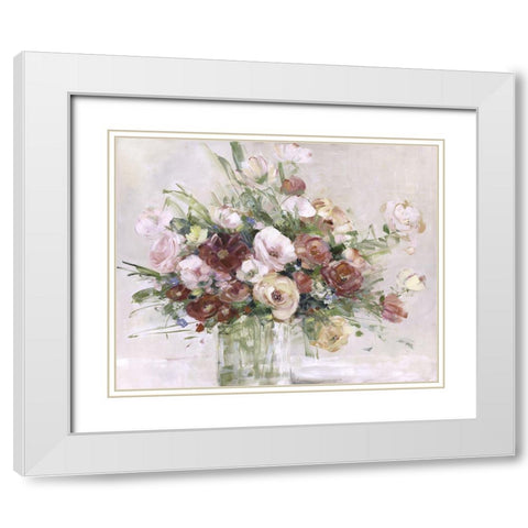 Garden Favorites White Modern Wood Framed Art Print with Double Matting by Swatland, Sally